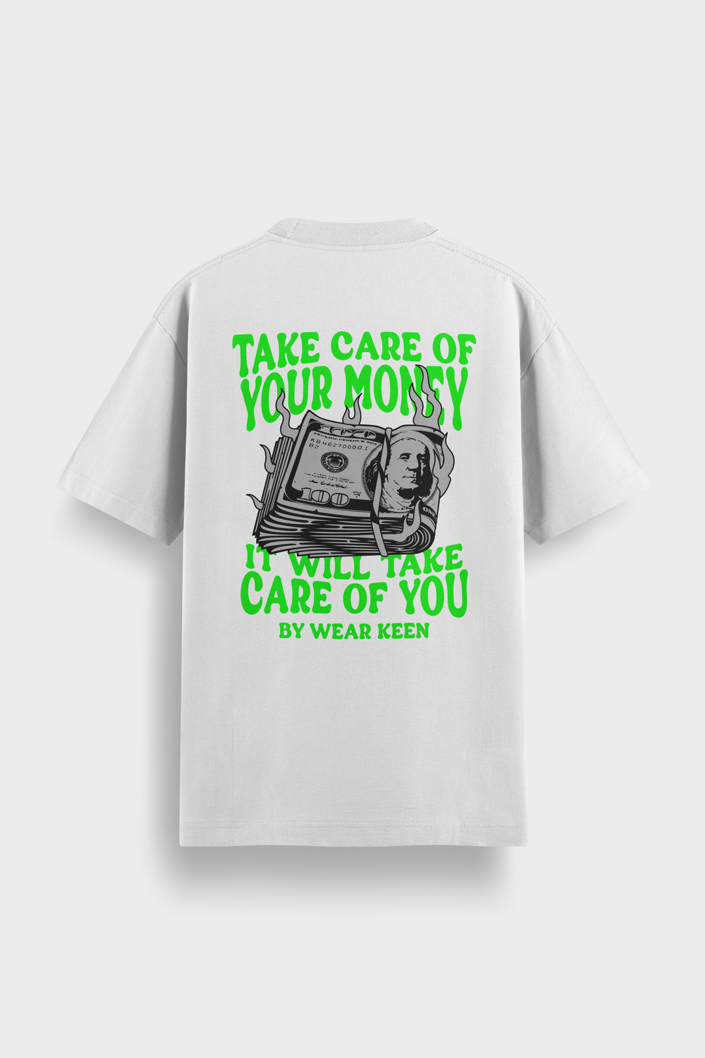 Camiseta de manga corta¨Take Care Of Your Money¨