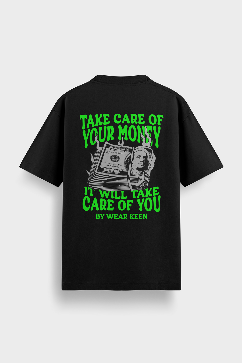 Camiseta de manga corta¨Take Care Of Your Money¨