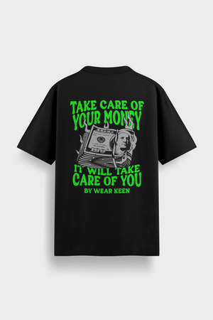 Camiseta de manga corta¨Take Care Of Your Money¨