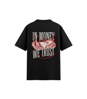 WEARKEEN BLACK T-SHIRT IN MONEY WE TRUST