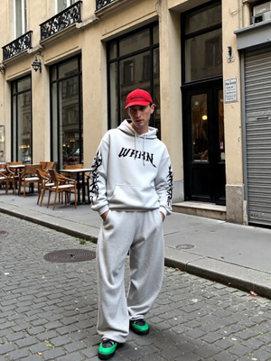 WEARKEEN WHITE HOODIE WRKN