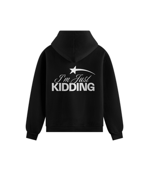 WEARKEEN BLACK SWEATSHIRT IM JUST KIDDING