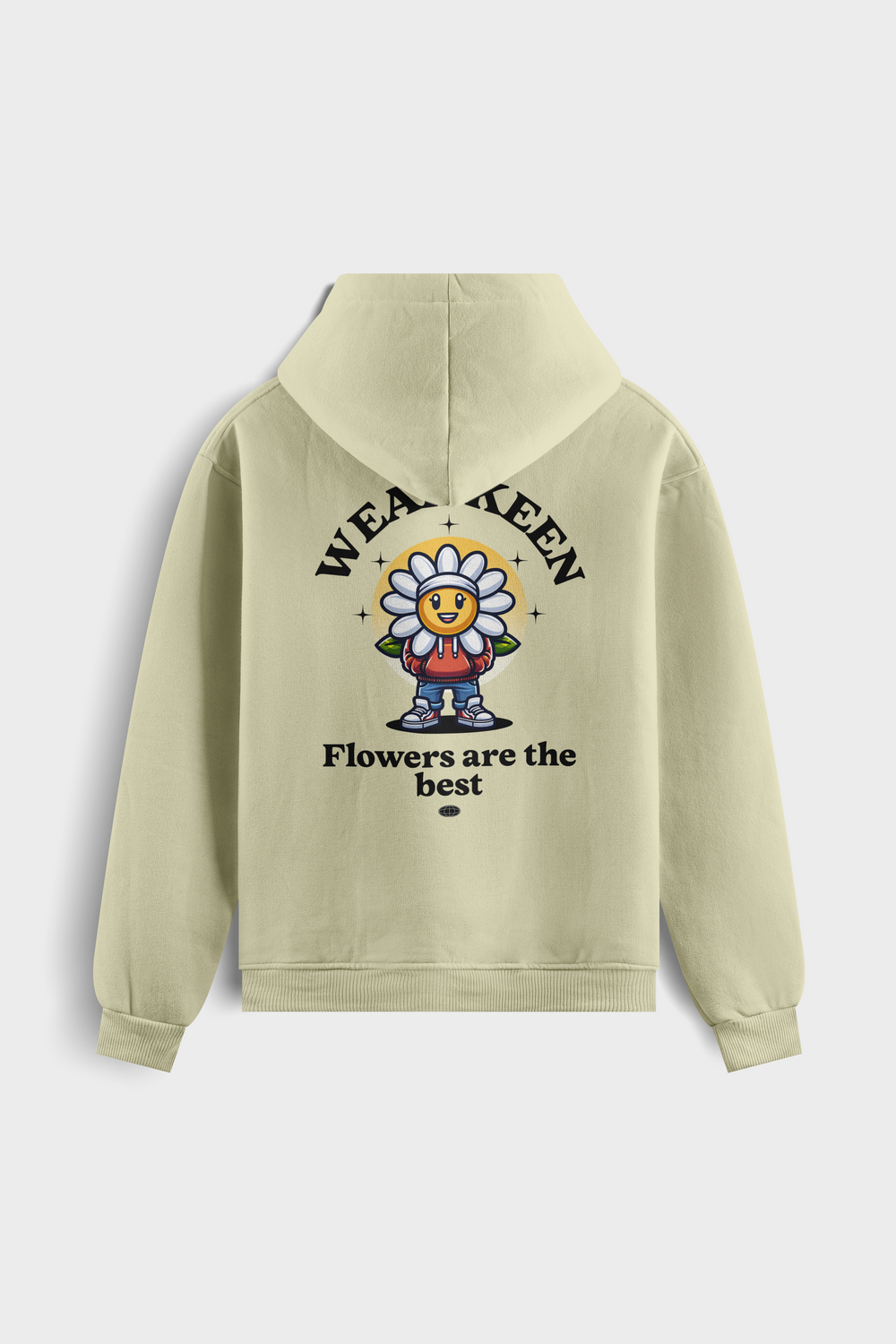 Sudadera con capucha "Flowers Are The Best¨