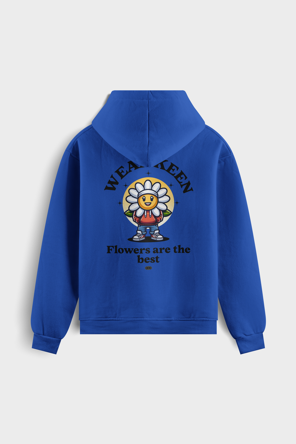 Sudadera con capucha "Flowers Are The Best¨