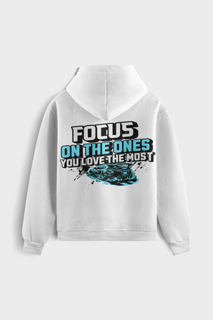 Sudadera con capucha "Focus On The You Ones Love The Most¨