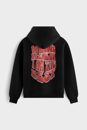 Sudadera con capucha ¨I am the best¨