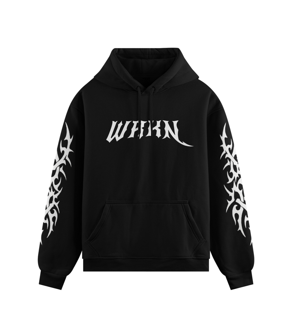 WEARKEEN BLACK HOODIE WRKN