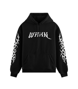WEARKEEN BLACK HOODIE WRKN