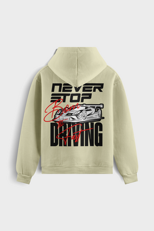 Sudadera con capucha ¨Never Stop Driving¨