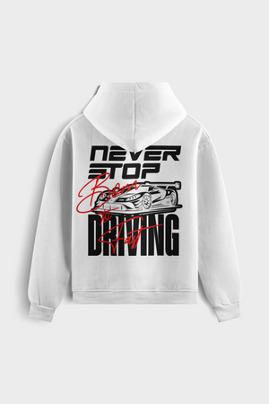 Sudadera con capucha ¨Never Stop Driving¨