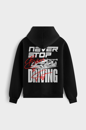 Sudadera con capucha ¨Never Stop Driving¨
