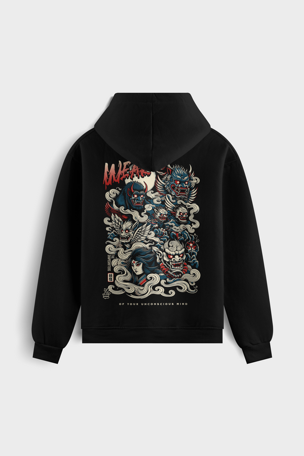 Sudadera con capucha ¨Yokai¨