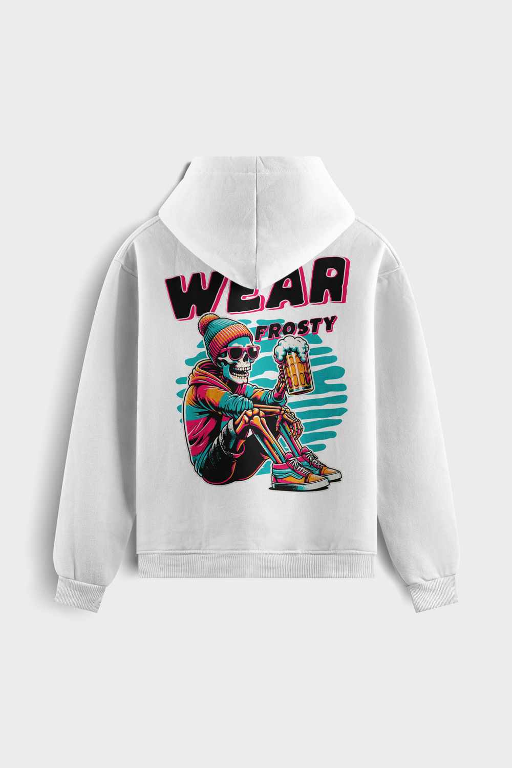 Sudadera con capucha ¨Skeleton With Beer¨