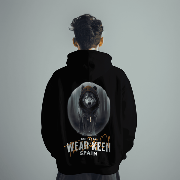 Sudadera con capucha ¨The Wolf Of Wear Keen¨